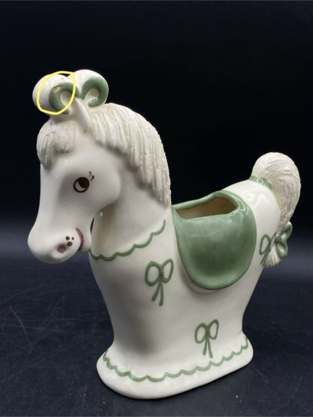 Hedi Schoop Hollywood California Pottery Co Rocking Carousel Horse Planter READ - Picture 9 of 14